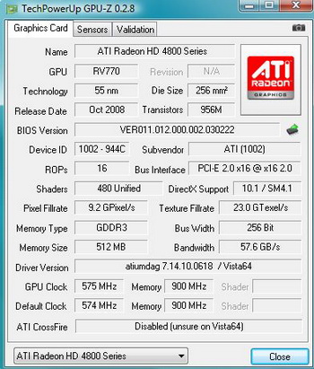 HD 4830 gpuz 